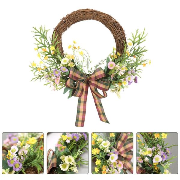 

decorative flowers & wreaths 1pc elegant creative wreath durable simple door hanging living room ornament