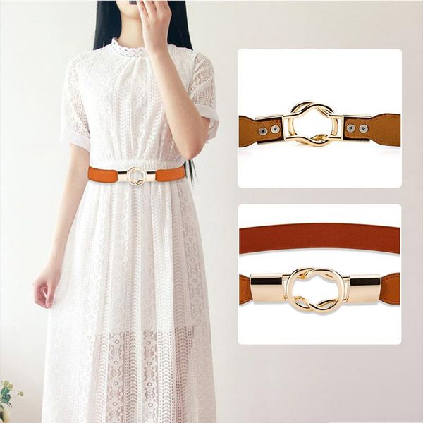 

belts women pu leather skinny adjustable thin belt candy colors waist strap sweetness female waistband for dress, Black;brown