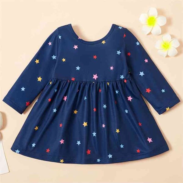 

baby girl stars sweet dress 210528, Red;yellow