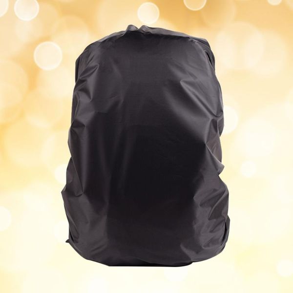 

outdoor bags backpack rain cover travel shoulder bag raincoat mud guard waterproof dust for camping hiking(blac