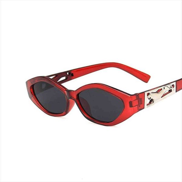 

leopard decoration small frame sunglasses women glasses fashion catwalk eyeglasses uv400, White;black