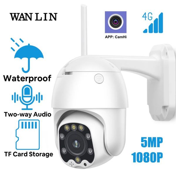 

wanlin 4g sim card ptz camera wireless ip camera 5mp 1080p hd security outdoor surveillance cctv wifi outdoor waterproof camhi
