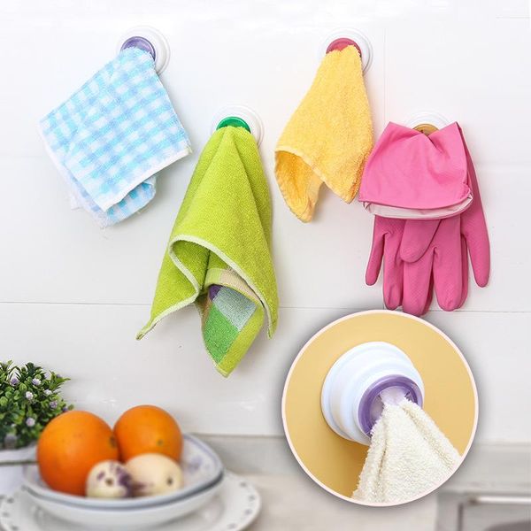 

hooks & rails 1 pc washcloth clip holder wash cloth storage rack hook detachable towel organizer hanger household kitchen accessories