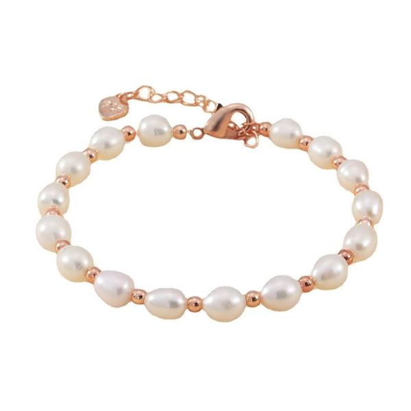 

charm bracelets 2021 baroque natural pearl bracelet fashion lady temperament chaoren jewelry, Golden;silver