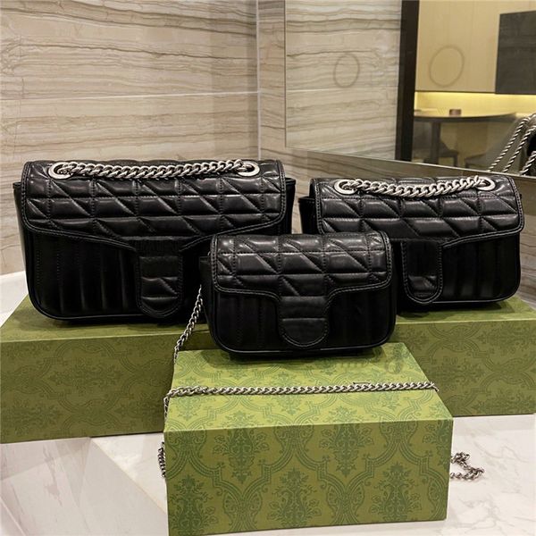 

high texture mini snapscrossbody bags m l size sweetheart one side women chains shoulder bag luxury brand seam thread real leather underarm