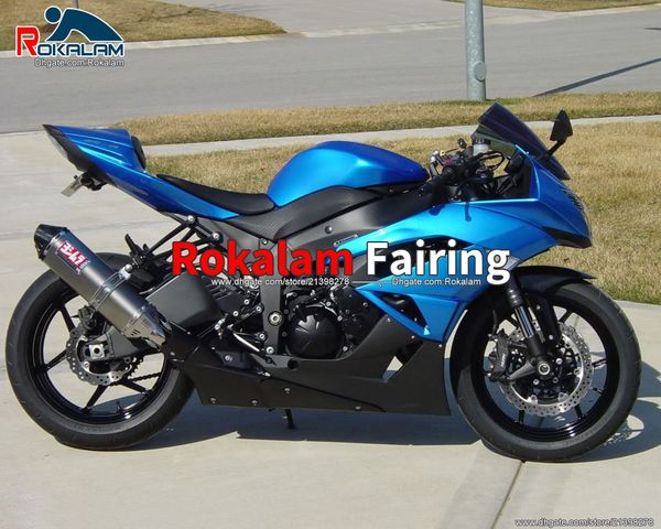 

fairings set blue for kawasaki zx6r zx636 zx-6r ninja motorcycle parts 2009 2010 2011 2012 zx 6r fairing (injection molding)