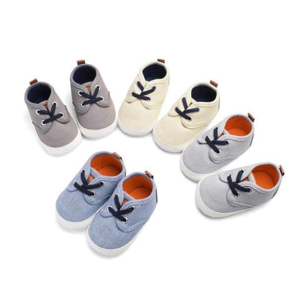 

first walkers born baby girls boys summer 2021 fashion canvas sewing breathable non-slip casual toddler shoes