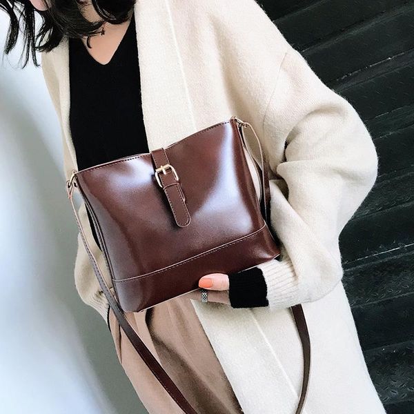 

backpack bag women's 2021 vintage bucket crossbody handbag