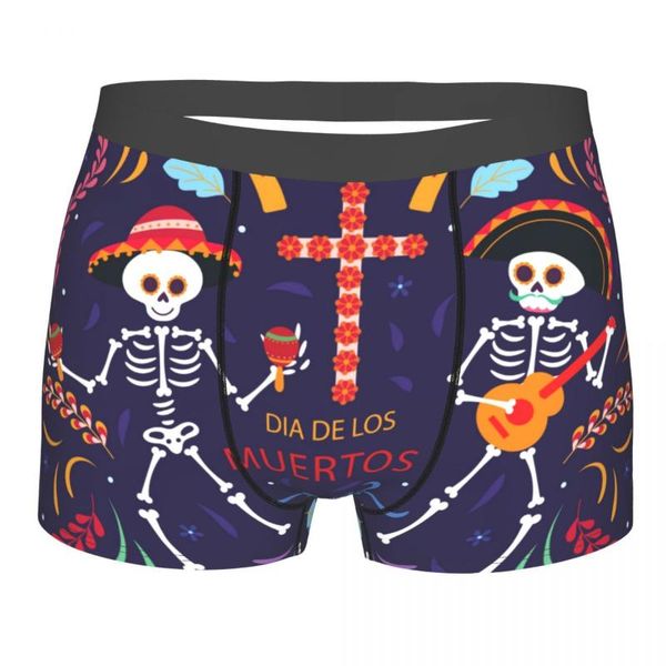 

underpants underwear men boxers day dead event boxer male panties boxershorts homme, Black;white