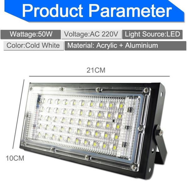 

foco led spotlight 50w ac 110v 220v combination floodlight outdoor refletor led ceiling spot light panel kitchen floodlight