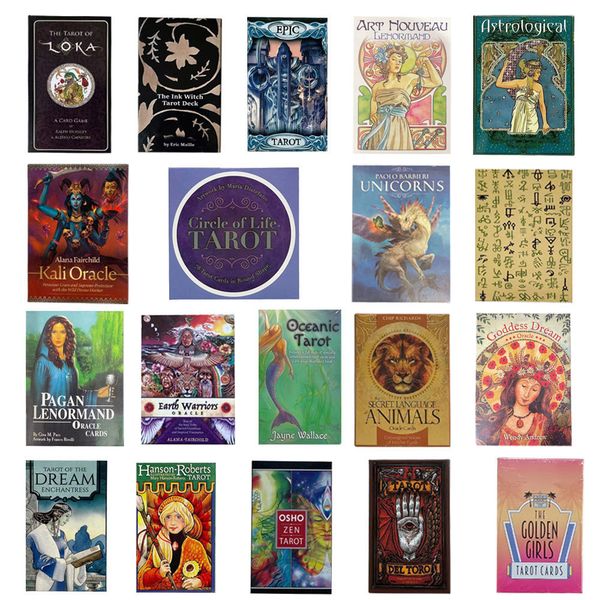 

new tarot cards full english tarot osho zen deck board game family party the golden girls