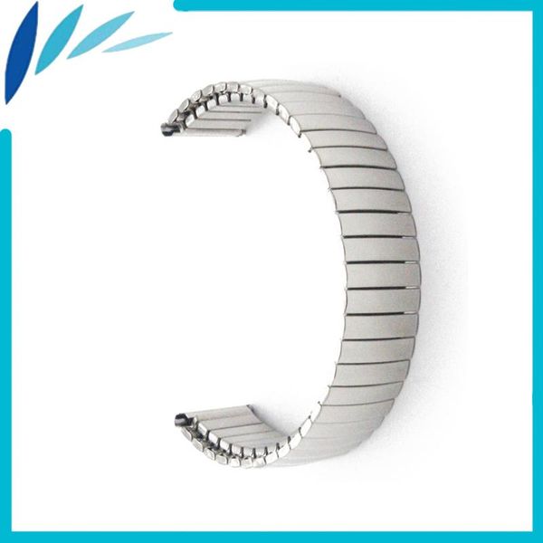

watch bands stainless steel band 22mm for lg g w100 / w110 urbane w150 elastic strap loop wrist expansion belt bracelet silver, Black;brown