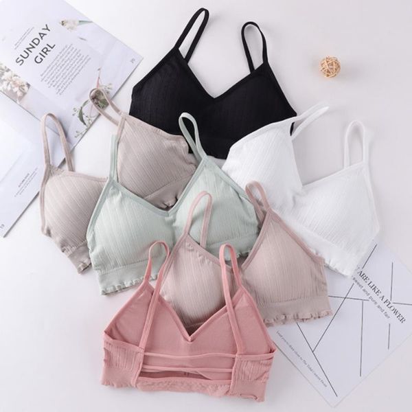 

camisole seamless camisole wireless pushup lingere femme pad women's intimates lingerie feminina underwear & sleepwears, Black;white