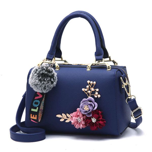 

hbp simple portable women's new fashion pillow in autumn 2021 flower one shoulder messenger bag