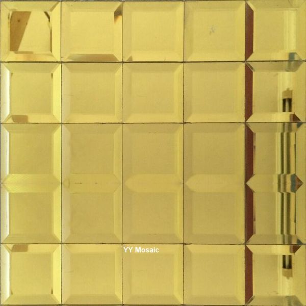 

wallpapers gold 5edges diamond mirror mosaic tiles ,diy 5 beveled showroom displaying cabinet decorate wall sticker, 4 color available
