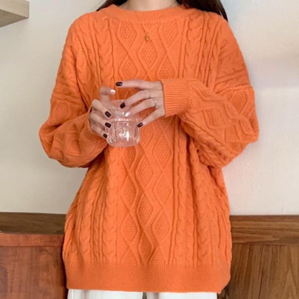 

women's sweaters sweater o neck long sleeve knitted jumper female casual straight jacket solid pullover fall winter, White;black