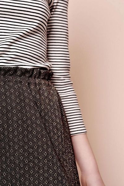 

skirts selling french style fashion women floral printing mini skirt, Black