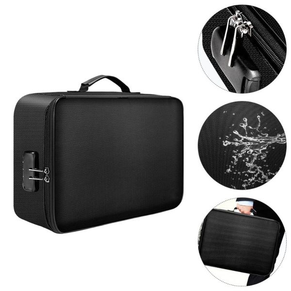 

storage bags 1pc fireproof file bag portable document waterproof pouch