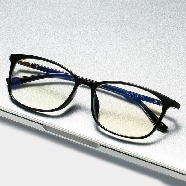 

fashion sunglasses frames 2021 full frame trendy glasses students retro simple flat can be equipped with myopia frame., Black