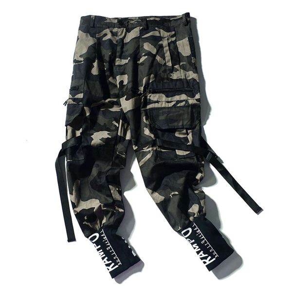 

men's camouflage overalls in summer 2019, Black