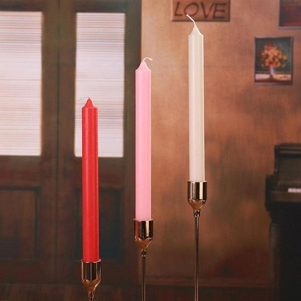 

4pcs nordic long pole beeswax candle honeycomb handmade candle confession dinner family decoration party valentine's day