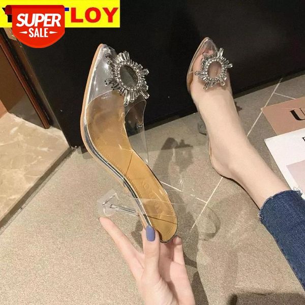 

pvc clear transparent fetish luxury designer woman extreme mules super high heels women shoes ladies pumps sandals #9t0k