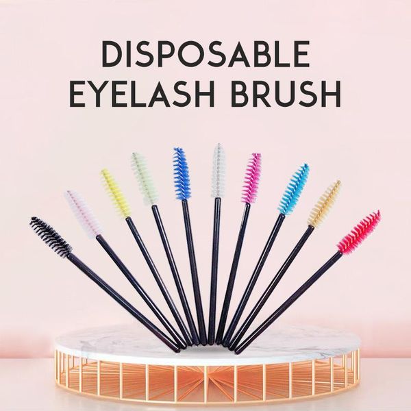 

makeup brushes selling disposable brush color set eyebrow eyelash roll grafting beauty tool spiral