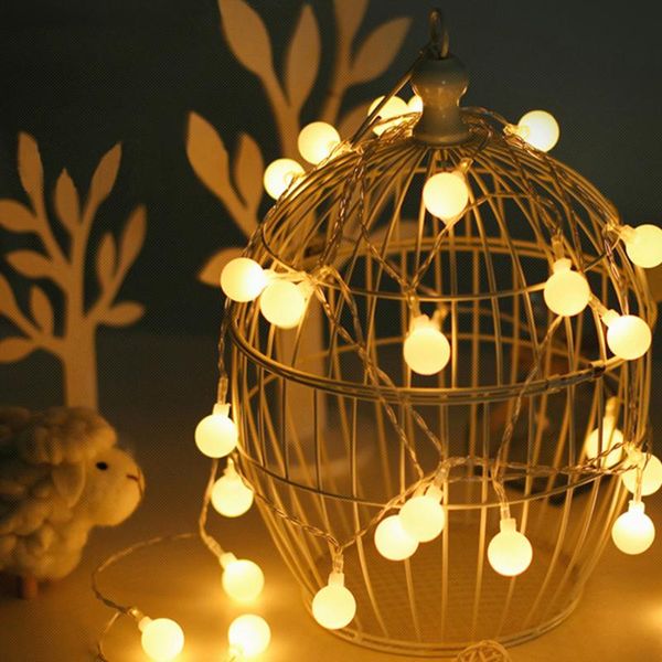 

warm white led string lights battery operated/plug-in with 8 modes for outdoor party christmas