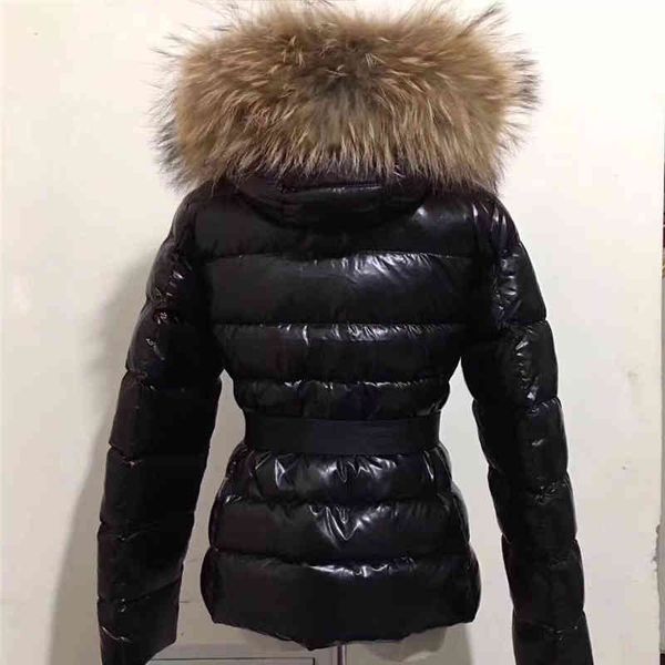 

women's fur hooded winter et, classic windbreaker, snowsuit, Black;brown