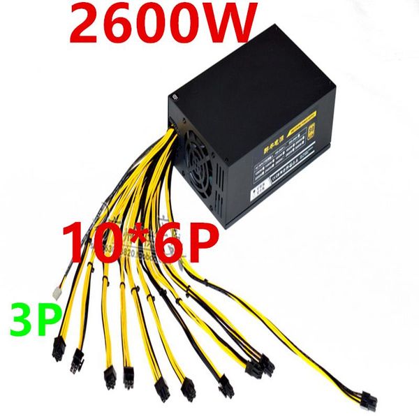 

new mining psu for zuiniu m3 special power supply s9 18t 10*6p power supply 2600w