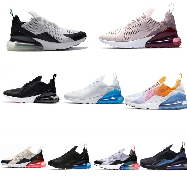 

270 running shoes triple black white women men outdoor sport shoes 270s chaussures bred be true gold barely rose olive mens designer sneaker