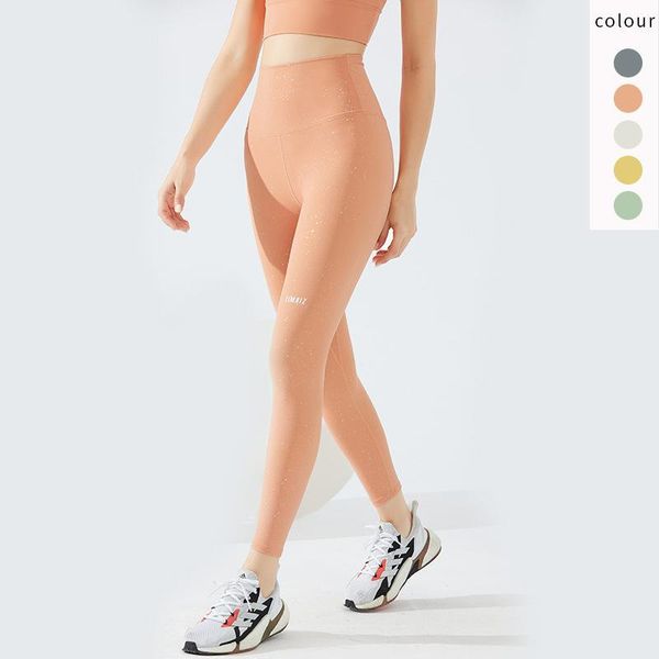 

2021 sports leggings for women gym yoga pants fitness womens tights workout squaf proof strench leggins feamle running trousers