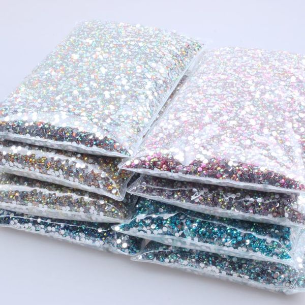 

nail art decorations normal ab colors resin rhinestones 3mm 100000pcs flatback non fix glue on for nails decoration diy 3d jewelry making, Silver;gold
