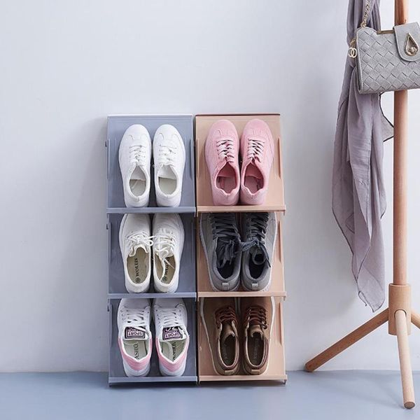 

clothing & wardrobe storage 1pc multifunction stackable dust-proof shoe rack shelf