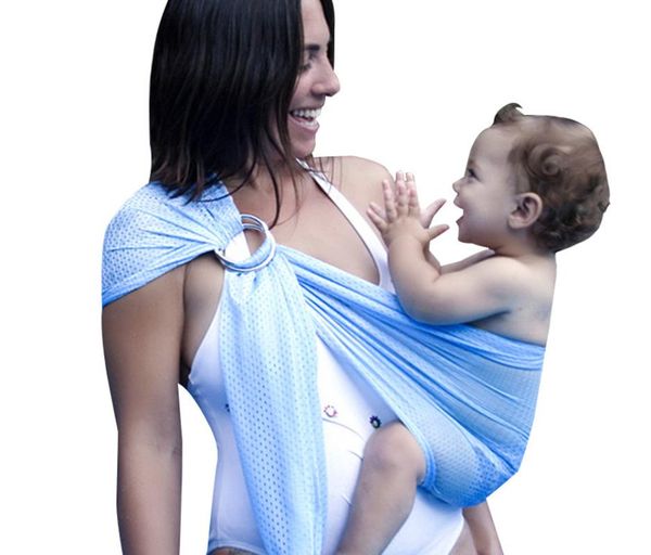 

carriers, slings & backpacks summers breathable baby carrier sling wrap ergonomic soft-structured ring like kangaroo for