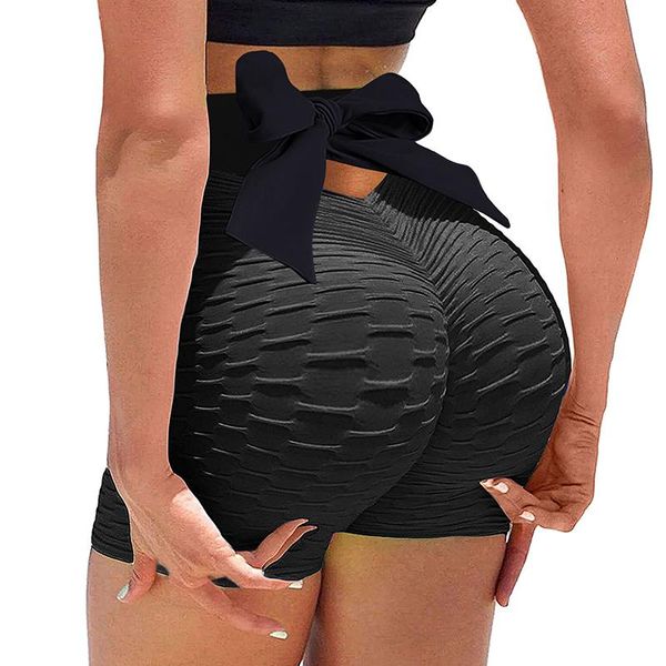 

yoga outfit shorts women legging sports gym leggings quick dry cycling summer running fitness high waist bow pants