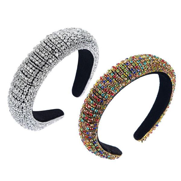 

hair accessories baroque crystal bands for women lady rhinestone headband 50jb