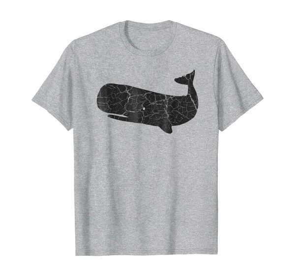 

vintage sperm whale t shirt, White;black