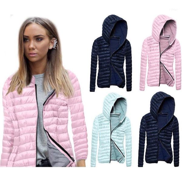 

women's down & parkas ladies winter warm regular comfortable woman pockets style solid zipper hooded thick female long sleeve parkas1, Black