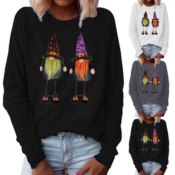 

aw2021 long sleeve printed raglan crew neck women's sweatee, Blue;black