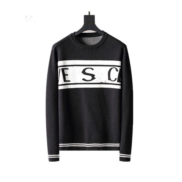 

mens womens designers sweaters pullover men hoodie long sleeve sweater sweatshirt embroidery knitwear man clothing winter clothes, White;black