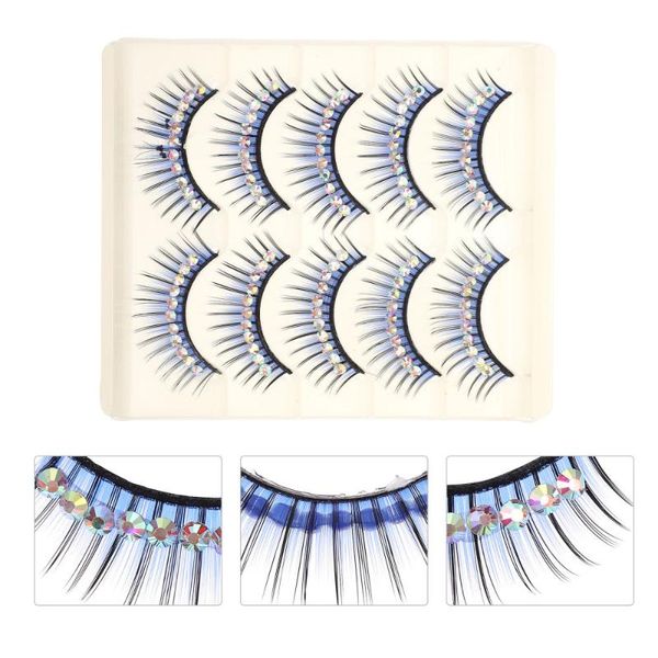 

false eyelashes 5 pairs of stage cosplay exaggerated eye lashes