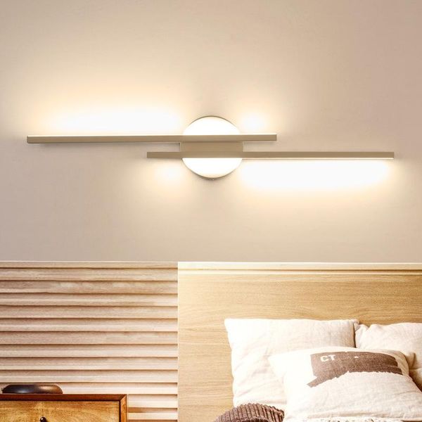 

14w/16w led wall mount light fixture bedside strip lamp background l bedroom