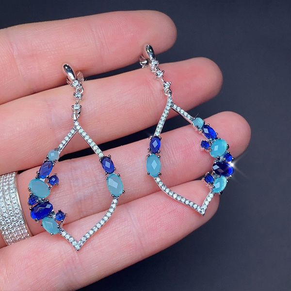 

boho style women fashion earrings 210315-14, Silver
