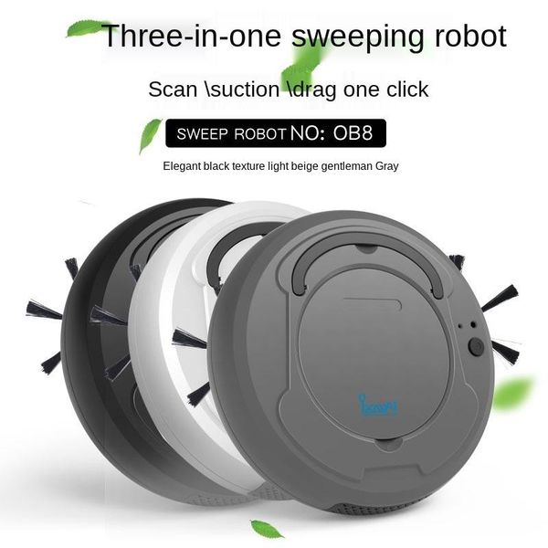 

vacuum cleaners sweeper robot trailer suction three in one household cleaner
