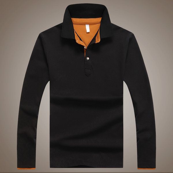 

designers mens shirts polos men embroidery harmont long-sleeve t-shirt plus 6 colors casual turn-down collar good quality shirt blaine, White;black