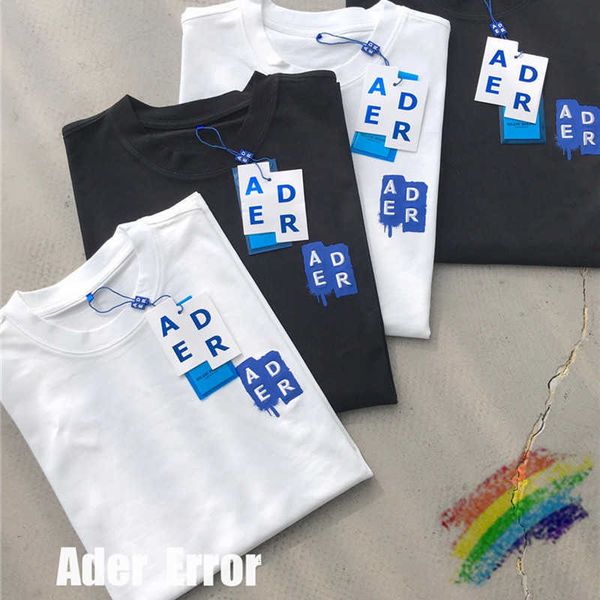 

men's t-shirts t shirts ss adererror embroidery t-shirt men women 1:1 ader error embroidered t z-stitch tee 48au, White;black