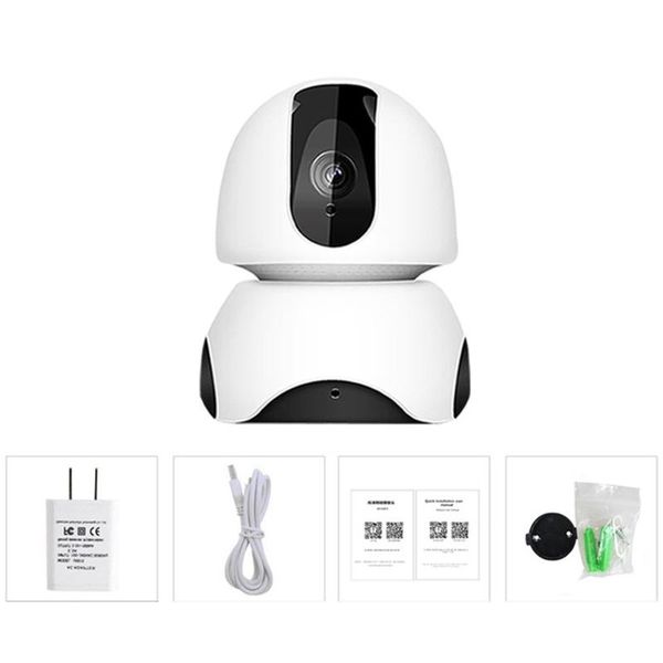 

smart camera 360 angle wifi wireless surveillance ir night vision webcam video ip camera baby security monitor