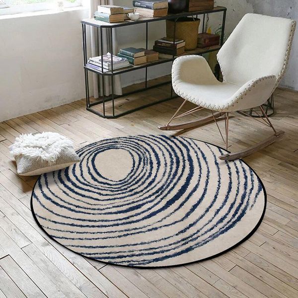 

carpets rushed the rings grey blue irregular carpet livingroom bedroom rug round flannel soft garden kids chair swivel tapis