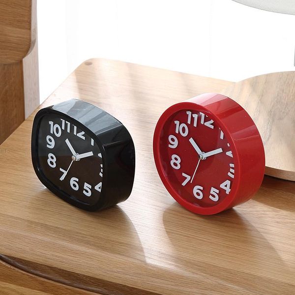 

other clocks & accessories creative simple moon design alarm clock office desksilent living room bedroom bedside cartoon table home deco